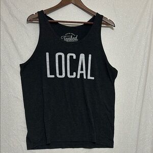 Men's Black 'Local' Tank Top